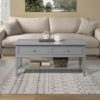 Fishtoft Wooden Coffee Table In Grey