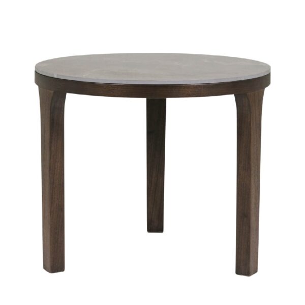 Anaheim Wooden Round Coffee Table In Latte