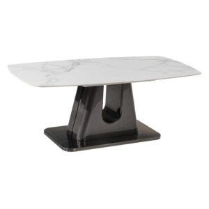 Sanur Sintered Stone Coffee Table In Binli White